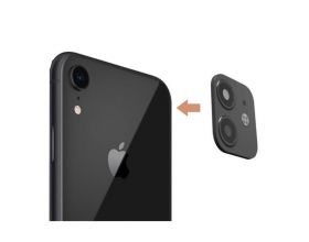 Защитная рамка-муляж камеры iPhone XR для переделки в iPhone 11 (6.1) черная