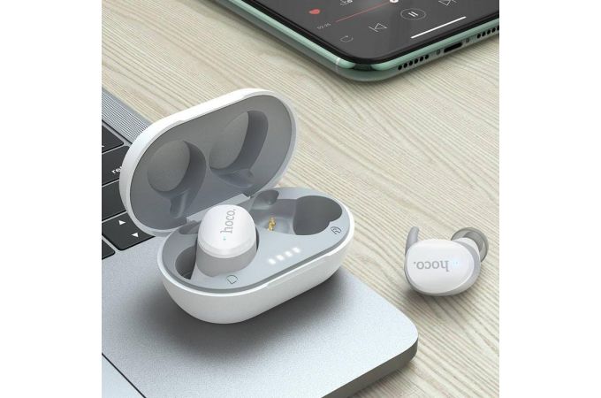 Наушники вакуумные беспроводные HOCO ES41 Clear sound TWS bluetooth earphone Bluetooth (белый)