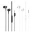 Наушники вакуумные проводные HOCO M76 Maya universal earphones (черный)