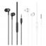 Наушники вакуумные проводные HOCO M76 Maya universal earphones (черный)