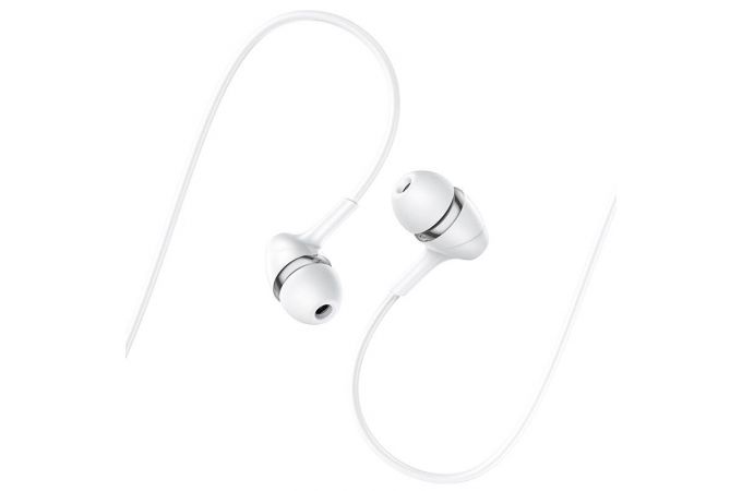 Наушники вакуумные проводные HOCO M76 Maya universal earphones (белый)