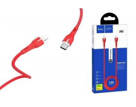 Кабель USB Type-C - Lightning HOCO X45, 3A PD20W (красный) 1м