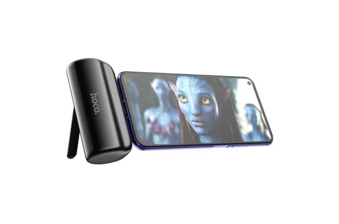 Универсальный дополнительный аккумулятор Power Bank HOCO J106 Type-C коннектор (5000 mAh) (черный)