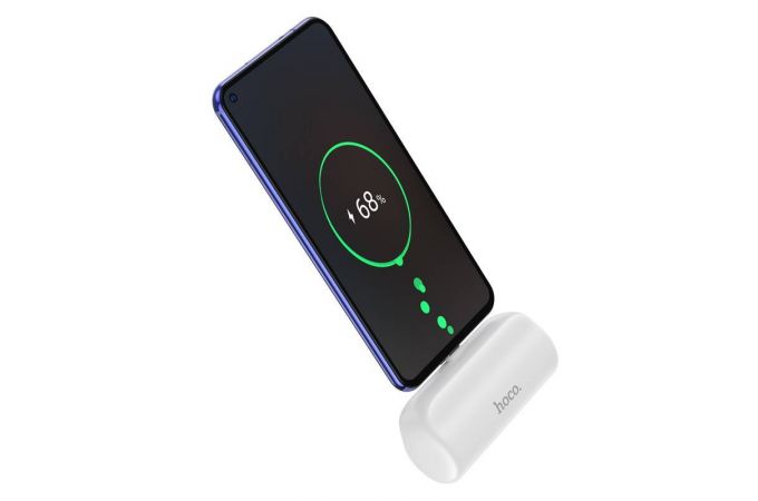 Универсальный дополнительный аккумулятор Power Bank HOCO J106 Type-C коннектор (5000 mAh) (черный)