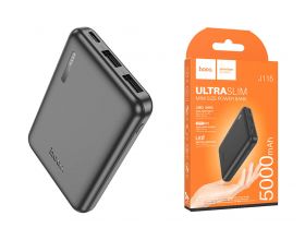 Универсальный дополнительный аккумулятор Power Bank HOCO J115 (5000 mAh) (черный)