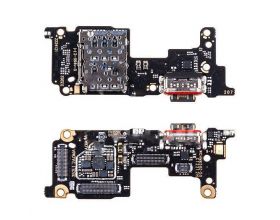 Шлейф для Xiaomi 12T (22071212AG)/ 12T Pro (MZB0CE5RU) с разъемом зарядки + Sim (плата)