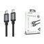 Кабель USB Type-C - Type-C ACEFAST C20-03 USB-C to USB-C aluminum alloy charging data cable (Черный)