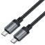 Кабель USB Type-C - Type-C ACEFAST C20-03 USB-C to USB-C aluminum alloy charging data cable (Черный)
