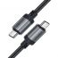 Кабель USB Type-C - Type-C ACEFAST C20-03 USB-C to USB-C aluminum alloy charging data cable (Черный)
