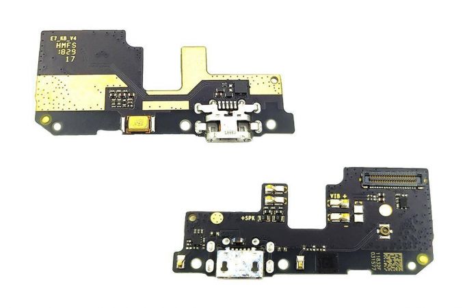 Шлейф для Xiaomi Redmi 5 Plus с разъемом зарядки (плата) HQ