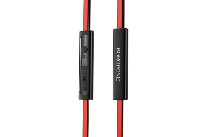 Наушники вакуумные проводные BOROFONE BM48 Acoustic universal earphones (черный)
