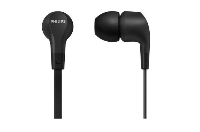 Наушники вакуумные проводные Philips TAE1105BK (черный)