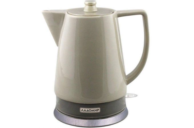 Чайник ЛАДОМИР 215 бежевый 1500Вт, 1,8л, керамика
