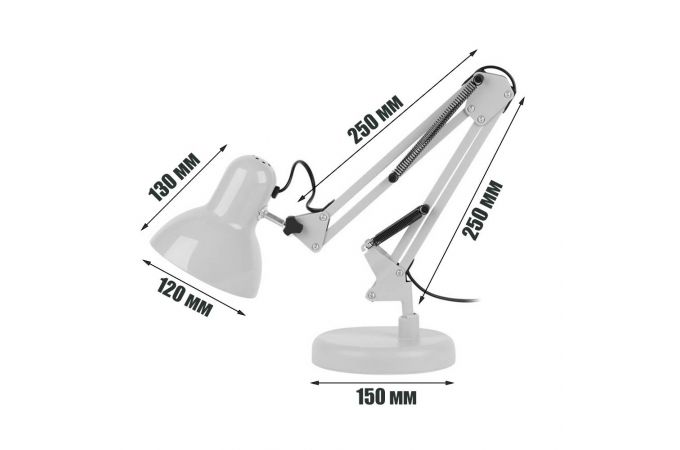Лампа настольная Огонек OG-LDP35 Белый