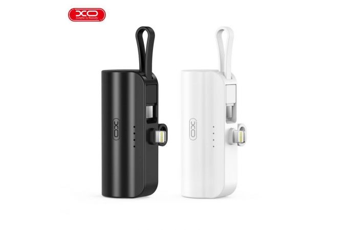 Универсальный дополнительный аккумулятор Power Bank XO PB304(USB-C) USB-C port mobile phone emergency mini light display mobile power 5000mAh Black