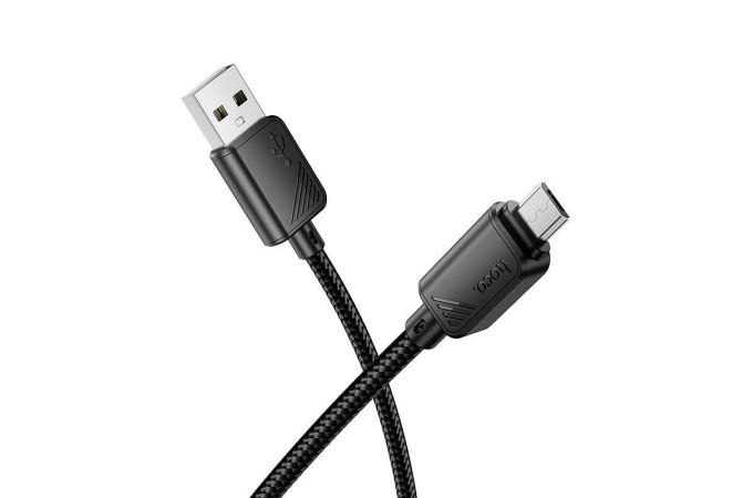 Кабель USB - MicroUSB HOCO X113 (черный) 1м