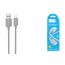 Кабель USB - MicroUSB HOCO X113 (серый) 1м