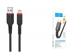 Кабель USB - USB Type-C HOCO X59 (черный) 3м