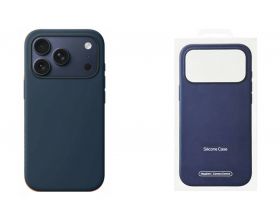 Чехол для iPhone 17 Pro (6,3) Silicone Case Soft Touch MagSafe (полуночный синий)