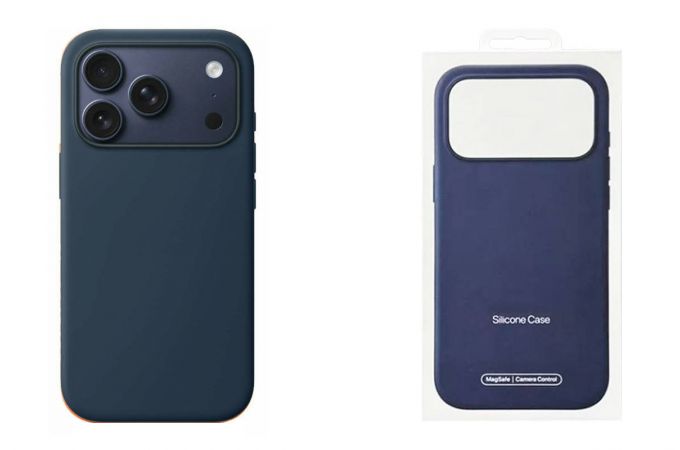 Чехол для iPhone 17 Pro (6,3) Silicone Case Soft Touch MagSafe (полуночный синий)