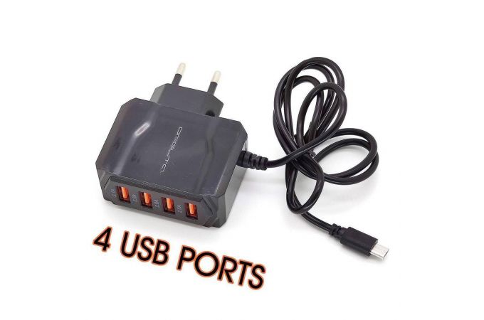 Сетевое зарядное устройство USB кабель MicroUSB Орбита OT-APU49 5В, 2400mA (черный)