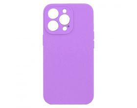 Чехол силиконовый для iPhone 14 Pro Max (6,7) тонкий с отверстием под камеры (лавандовый)
