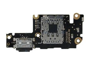 Шлейф для Xiaomi Mi 10T/ Mi 10T Pro с разъемом зарядки + Sim (плата) org