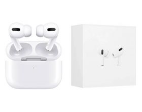 Наушники вакуумные беспроводные AirPods PRO (copy orig) (белый) без шумопод.