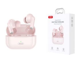 Наушники вакуумные беспроводные XO X40 Nuoke TWS Bluetooth Headset pink