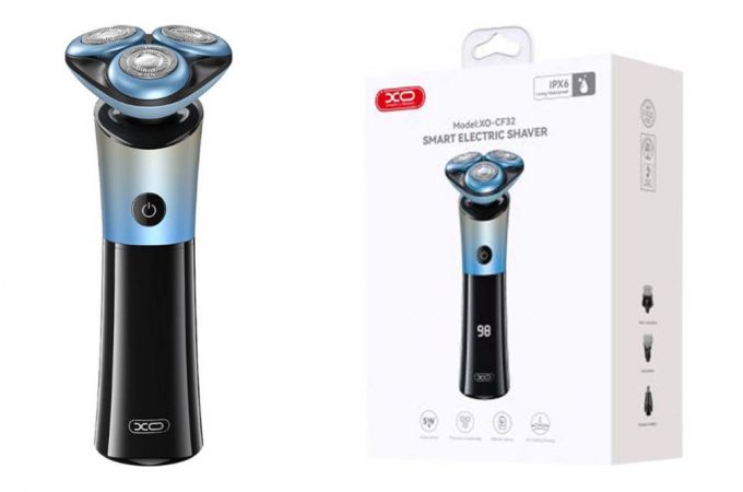 Электробритва XO CF32 Multi-function shaver 4- piece set blue