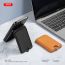 Картхолдер плюс AirTag метка XO LP04 Magnetic Card Pouch Anti-Loss Locator (Apple MFI certified, for Apple system devices) orange