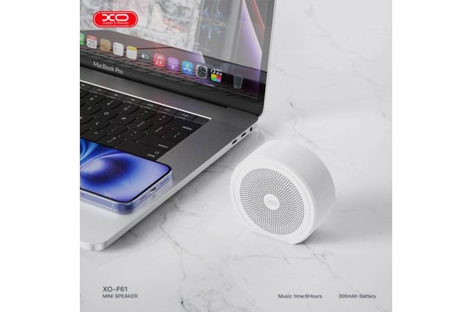 Портативная беспроводная колонка XO F61 Side Stand white