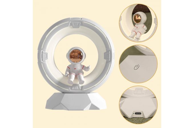 Светильник XO OZ12 Spaceman Tri-color Night Light Pat Light 1200mAh White