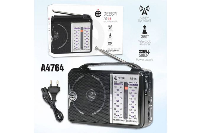 Радиоприемник deespi RE-16/606  AM/FM/SW