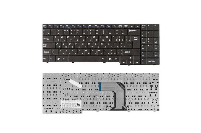 Клавиатура для ноутбука DNS MB50 черная без рамки