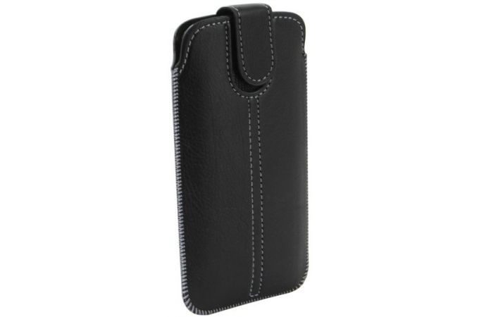 Чехол NEYPO Pocket Case с лентой для смартфонов до 4.4" (65х125 мм) черный