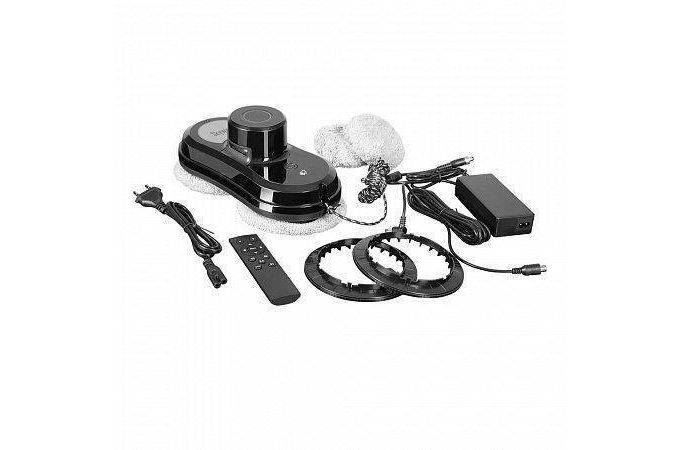 Робот для мойки окон REDMOND RV-RW001S черный окна,стены,пол,ПДУ