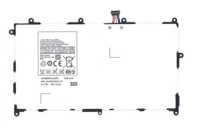 Аккумуляторная батарея SP368487A(1S2P) Samsung Galaxy Tab 8 6800mAh