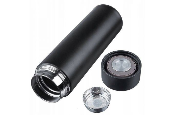 Термос Огонек OG-HOG06 умный с датчиком температуры (500мл) черный