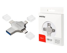 USB 3.0 накопитель Smartbuy 128GB MC15 Metal Quad (SB128GBMC15)