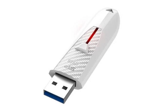 Флешка USB 3.1 Silicon Power Blaze B25 White 128 Gb