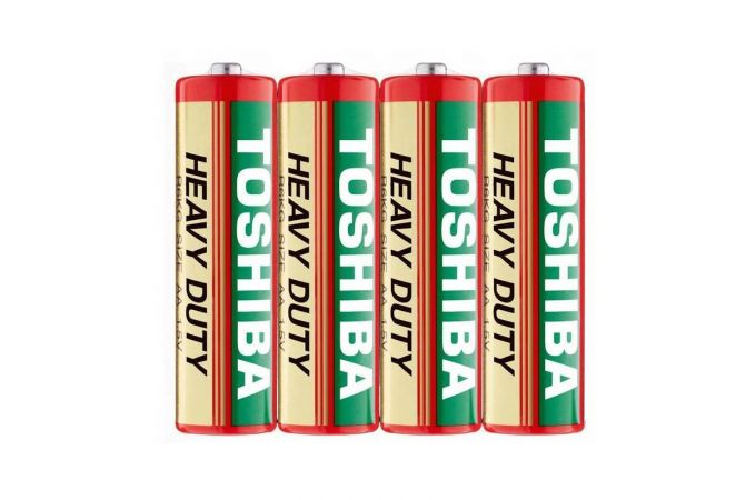 Батарейка солевая Toshiba R6 AA/4SH (цена за спайку 4 шт)