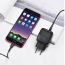 Сетевое зарядное устройство 2USB + кабель Lightning HOCO C77A Highway 2400mAh (черный)