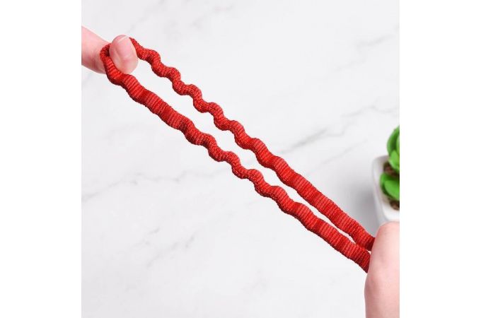 Кабель USB - MicroUSB HOCO U78 2,4A (красный) 1,2м (в оплетке, усиление сгиба)