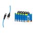 Кабель USB - USB Type-C HOCO X21 PLUS, 3A (черно-синий) 1м (силиконовый)