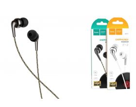 Наушники вакуумные проводные HOCO M71 Inspiring universal earphones (черный)