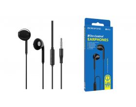 Наушники вакуумные проводные BOROFONE BM54 Maya Universal earphones (черный)