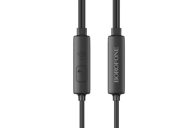 Наушники вакуумные проводные BOROFONE BM54 Maya Universal earphones (черный)