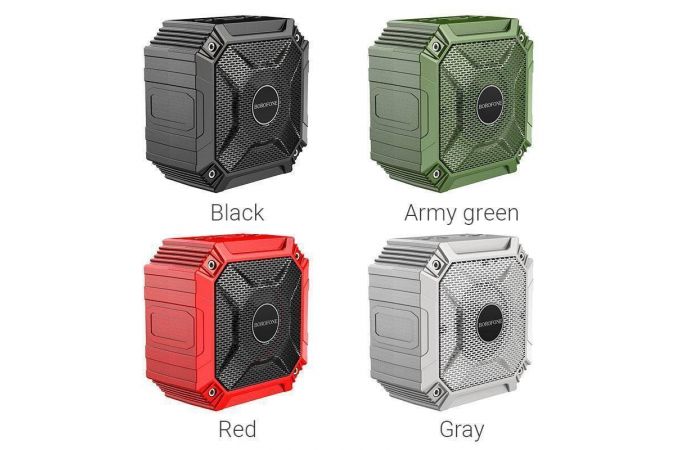 Портативная беспроводная колонка BOROFONE BP6 (серый)