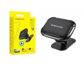 Держатель автомобильный для телефона BOROFONE BH36 Voyage center console magnetic на панель черный